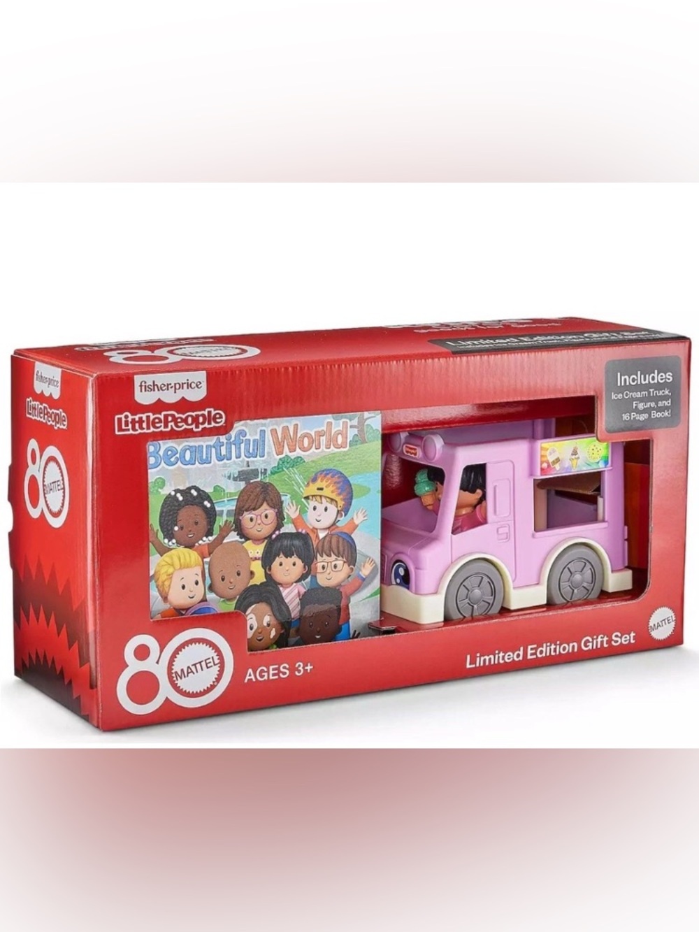 Mattel Fisher-Price Little People Pink School Bus Playset